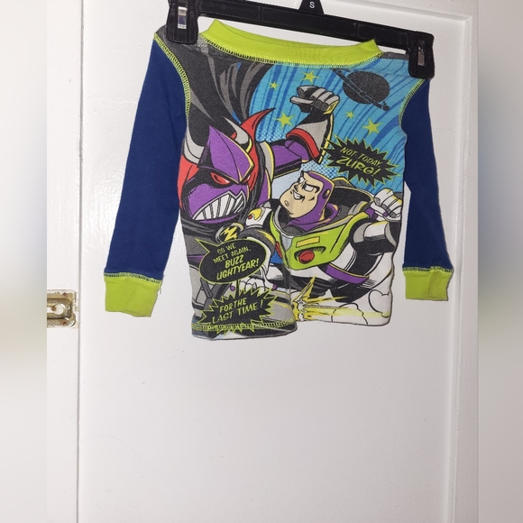 Disney Store Buzz Lightyear  and Zurg Toy Story toddler SZ 2 Long Sleeve - Picture 1 of 6